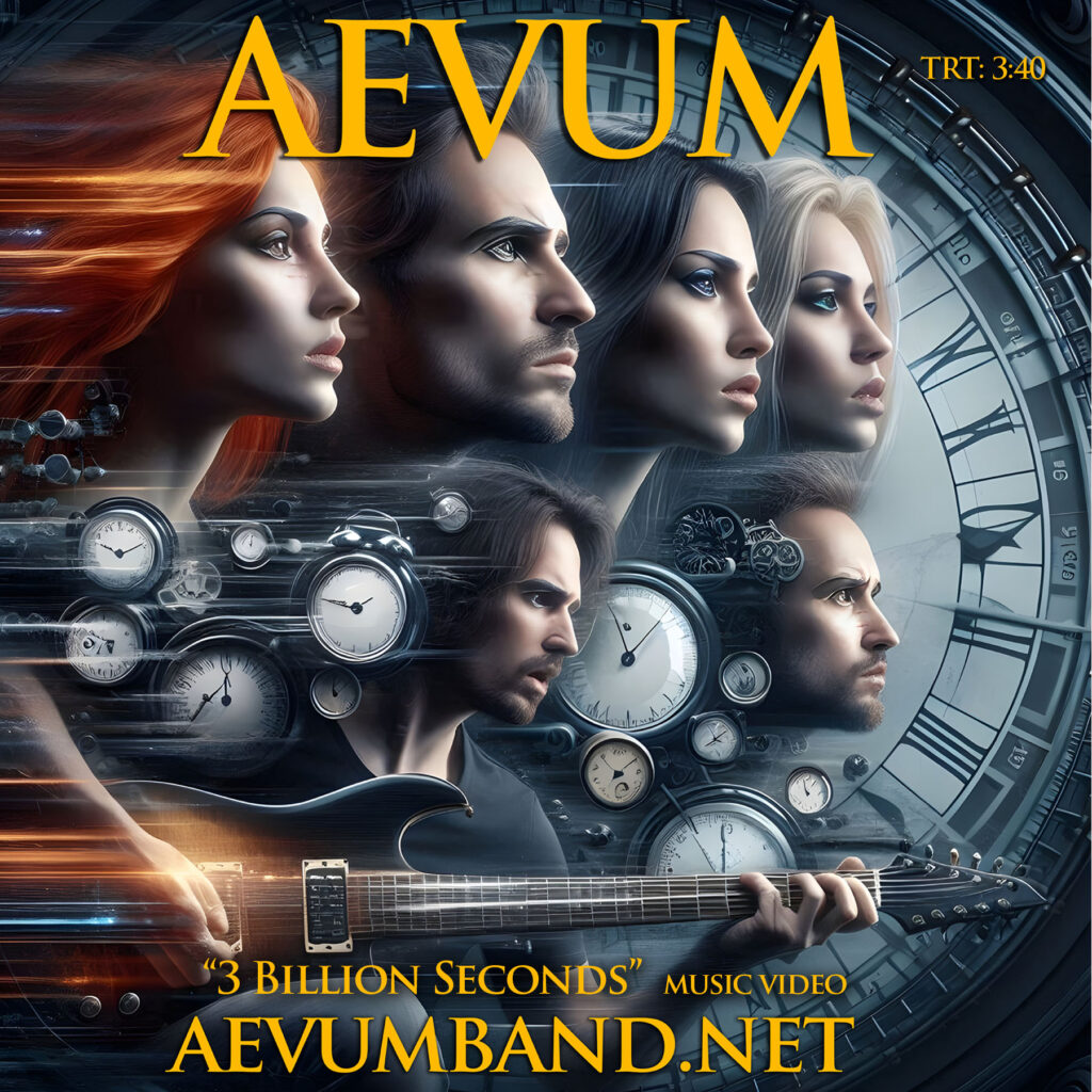 AEVUM_Band poster_modern vers 2 square_web2 AEVUM_3 Billion Seconds promo