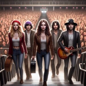 BTS AEVUM band members at concert